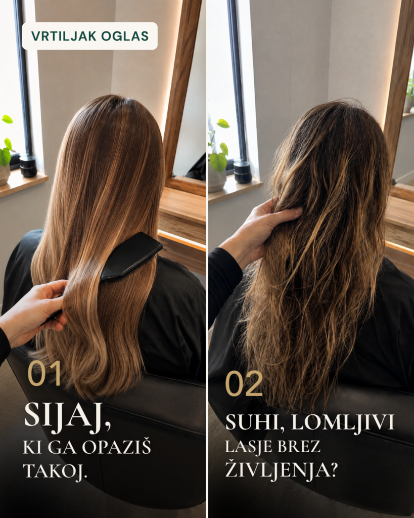 Priprava kreativ za meta oglase - vrtiljak.